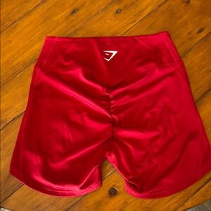 Red Gymshark Shorts